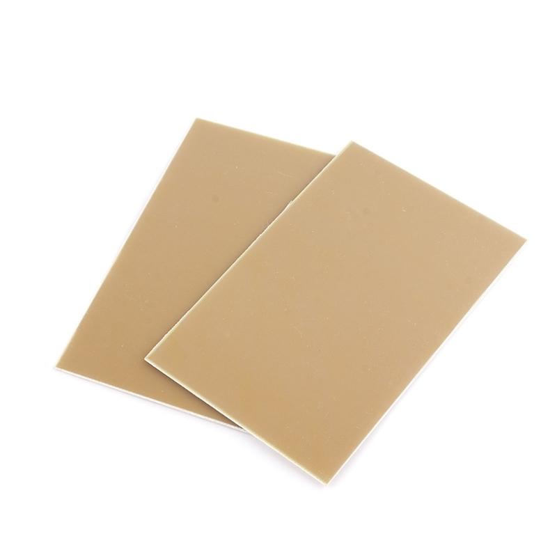Pack of 10 1.5mm Thickness Circuit Board Single Sided Brass  PCB Board Simple Installation for Electronics & Hobbyists