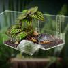 Sloped Animal Basking Platform Simulated Living Space Platform For Tortoises Geckos Amphibians