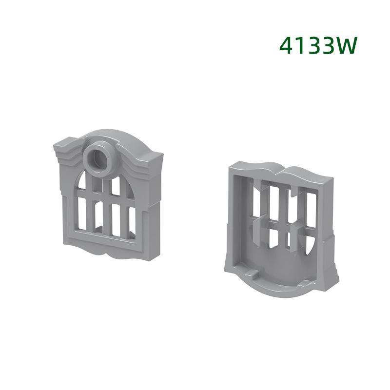 Ungiftig Moc 10 Stück 4133W Europäischer Stil Klein 2x2 Loch Fenster Bausteine Dekorationsteil Steine Partikel Idee DIY Spielzeug Kindergeschenke
