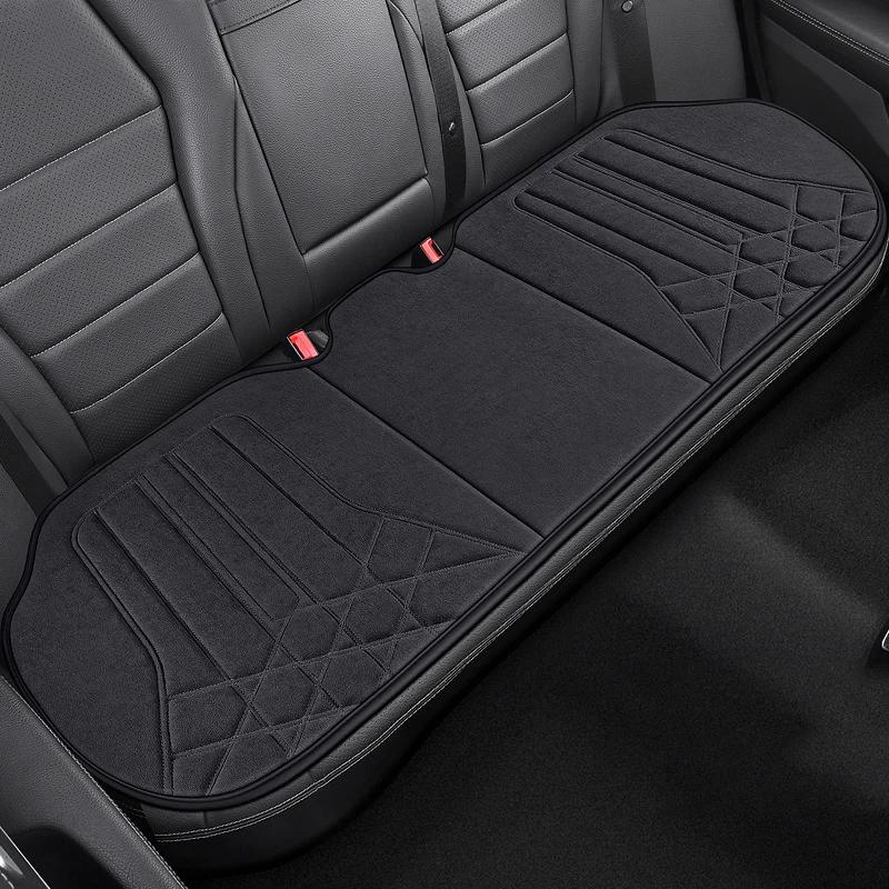 Universal Car Seat Cover Soft Suede Driver's Seat Support Cushion Breathable Anti-slip Protective Mat Car Interior Accessories