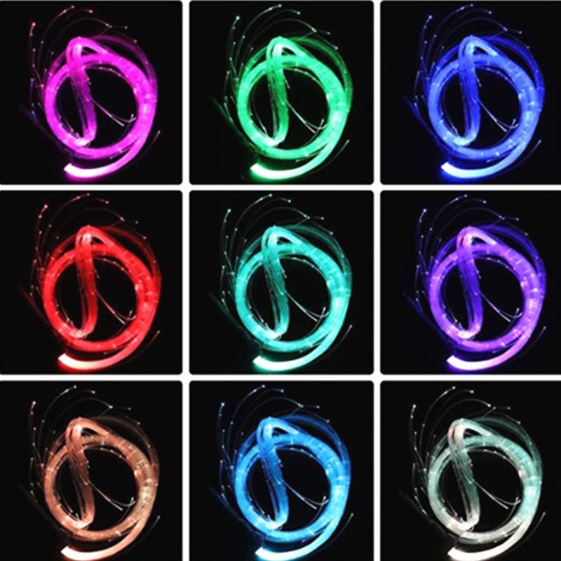 Luminous Fiber Optic Dance Whip - Flash Charging Party Atmosphere Prop