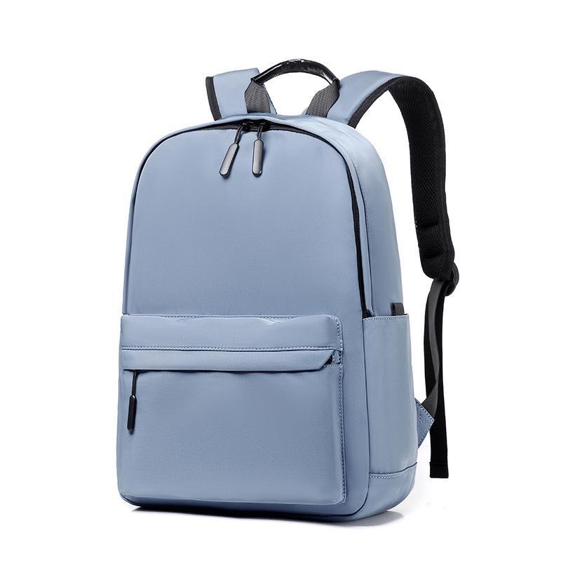 14-Inch Large Capacity Backpack for Men and Women, Customizable LOGO, Korean Style Schoolbag for Middle School Students