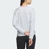 adidas Sports Casual Long Sleeve Raglan T-Shirt Women’s Light Blue