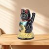 Colorful Lucky Cats Electric Sculpture Plastic Figurine For Restaurant Hotel Desktop Car Dashboard Fengshui Decors