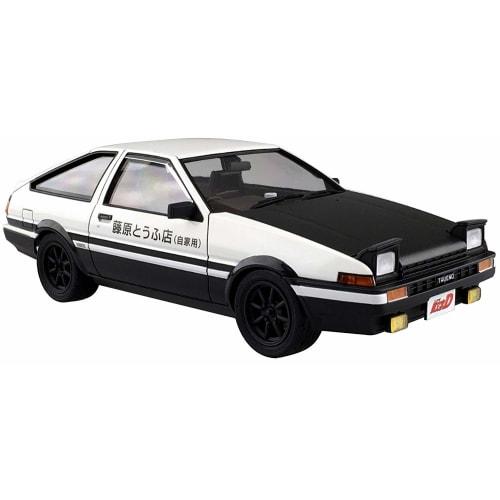Aoshima Bunka Kyozai Initial D No.1 Takumi Fujiwara AE86 Trueno Project D Specification 1/24 Scale Plastic Model