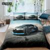 Home Textiles Luxury 3D Racing Car Print 2/3Pcs Comfortable Duvet Cover PillowCase Bedding Set Queen and King EU/US/AU Size