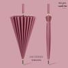 D.L.H Automatic 24-Bone Straight Double Rain Umbrella