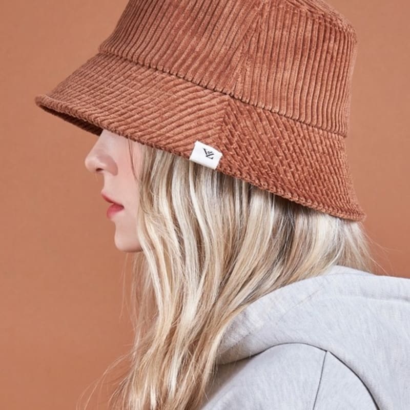 

VARZAR Широкая вельветовая панама с лейблом, коричневая FREE