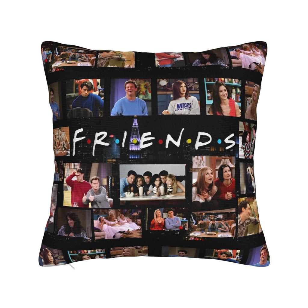 Friends Tv Show Pillowcase Soft Fabric Cushion Cover Decoration Throw Pillow Case Cover Seat Dropshipping 40*40Cm