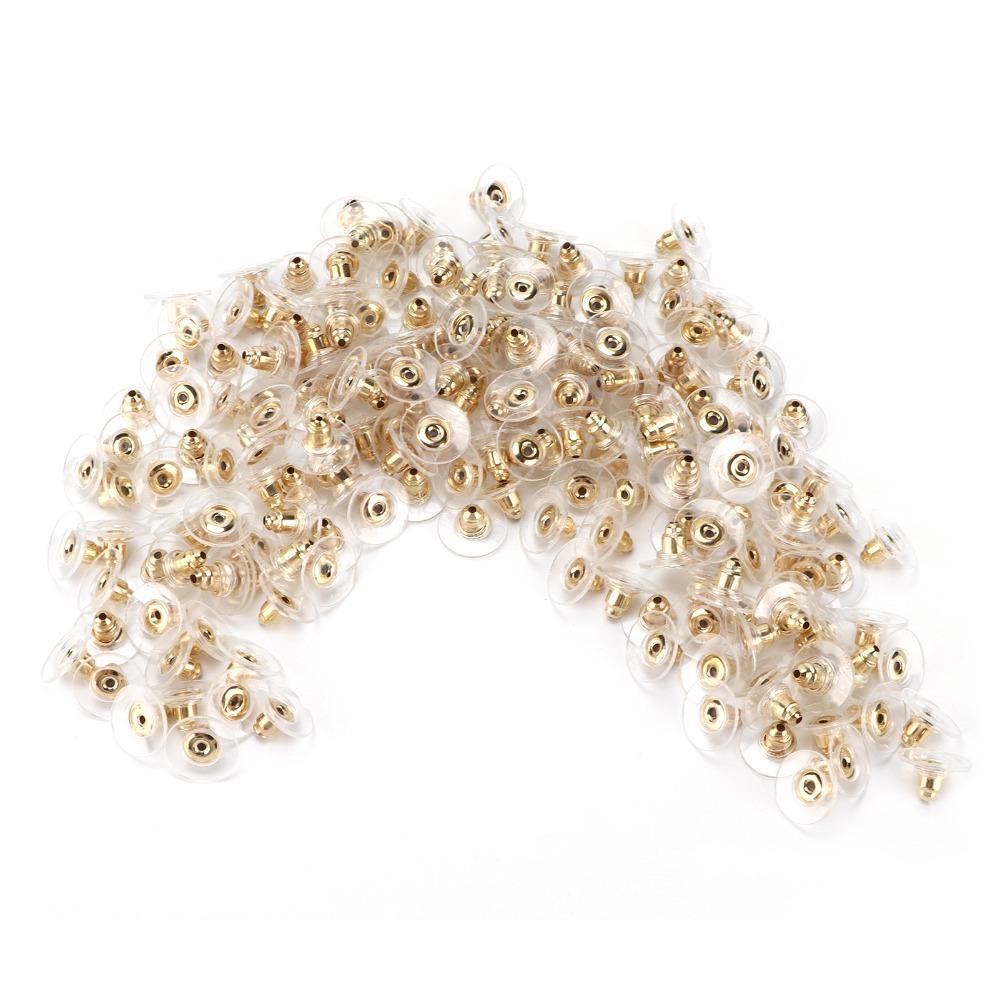 200pcs Soft Earring Stoppers Transparent Earring Backs Rubber Earring Backs  Studs Hoops