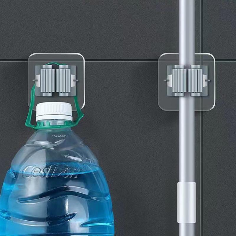Multi specification Hooks Adhesive Wall Hanging Mop Rack Broom Hanger Hook Kitchen Bathroom Organization Home Accessories
