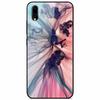Case Tempered Glass Hard Clear Phone Case For Vivo Y91C Protector Shockproof Marble Fundas Coque