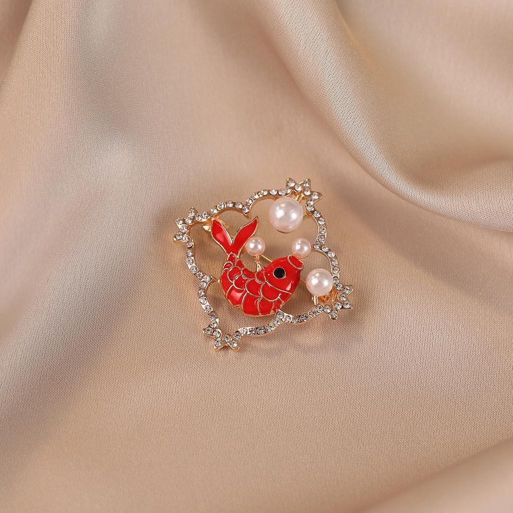Festive Corsages High-end Brooches Elegant and Light Luxury Women's Niche Pins Lapel Pins Anti-glare