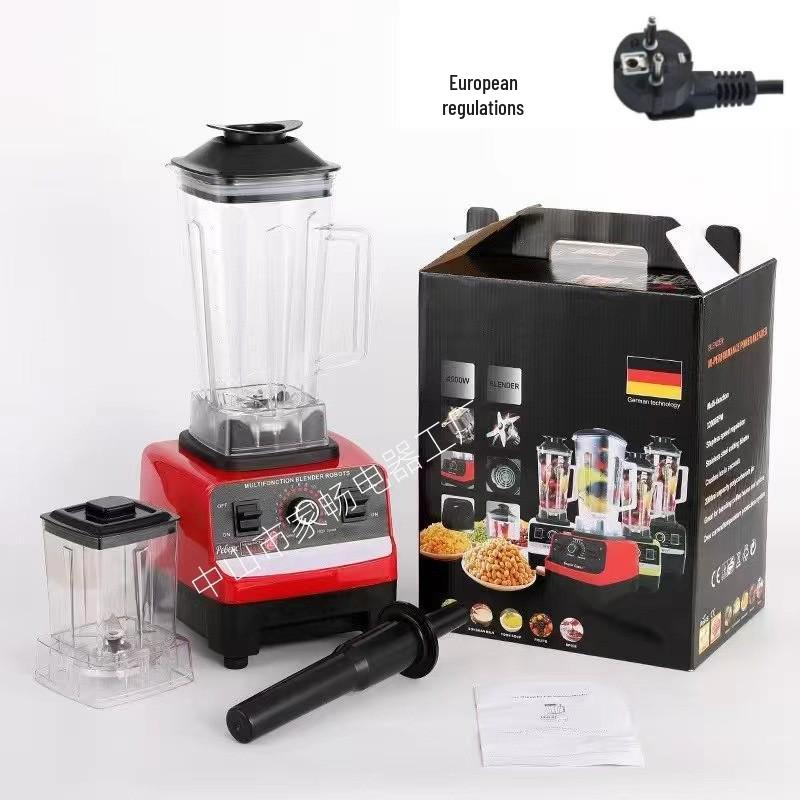 

4L 8-in-1 Stainless Steel Blender & Juicer - Large Capacity Metal Mixer with Pure Copper Motor