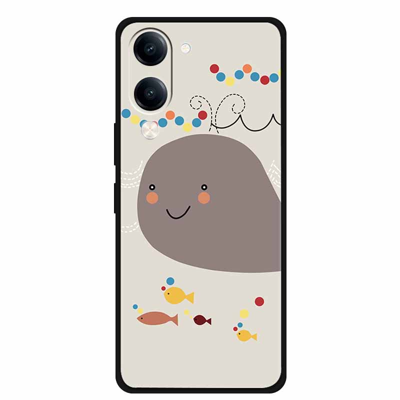 For Vivo Y29S Y29T Y19s GT 3D Cover Soft TPU Silicone Phone Case Funda Y 29S 29T 19s GT 5G Embossed Flower Blossoms Relief Para