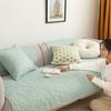 Solid Colour Modern Simple Living Room Sofa Cushion Cloth Cotton Sofa Cover Towel Cushion Sofa Cover Cover All-season Universal