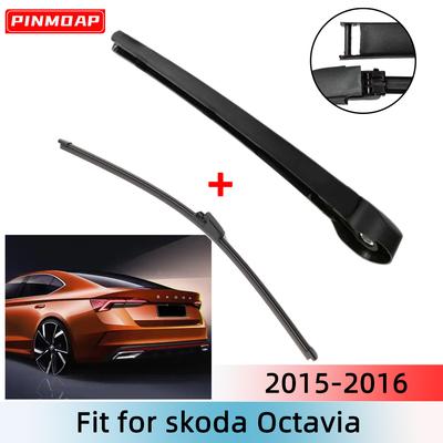 Rear Wiper Blade & Arm Set Kit For skoda Octavia 2009-2014 Windshield Windscreen Rear Window