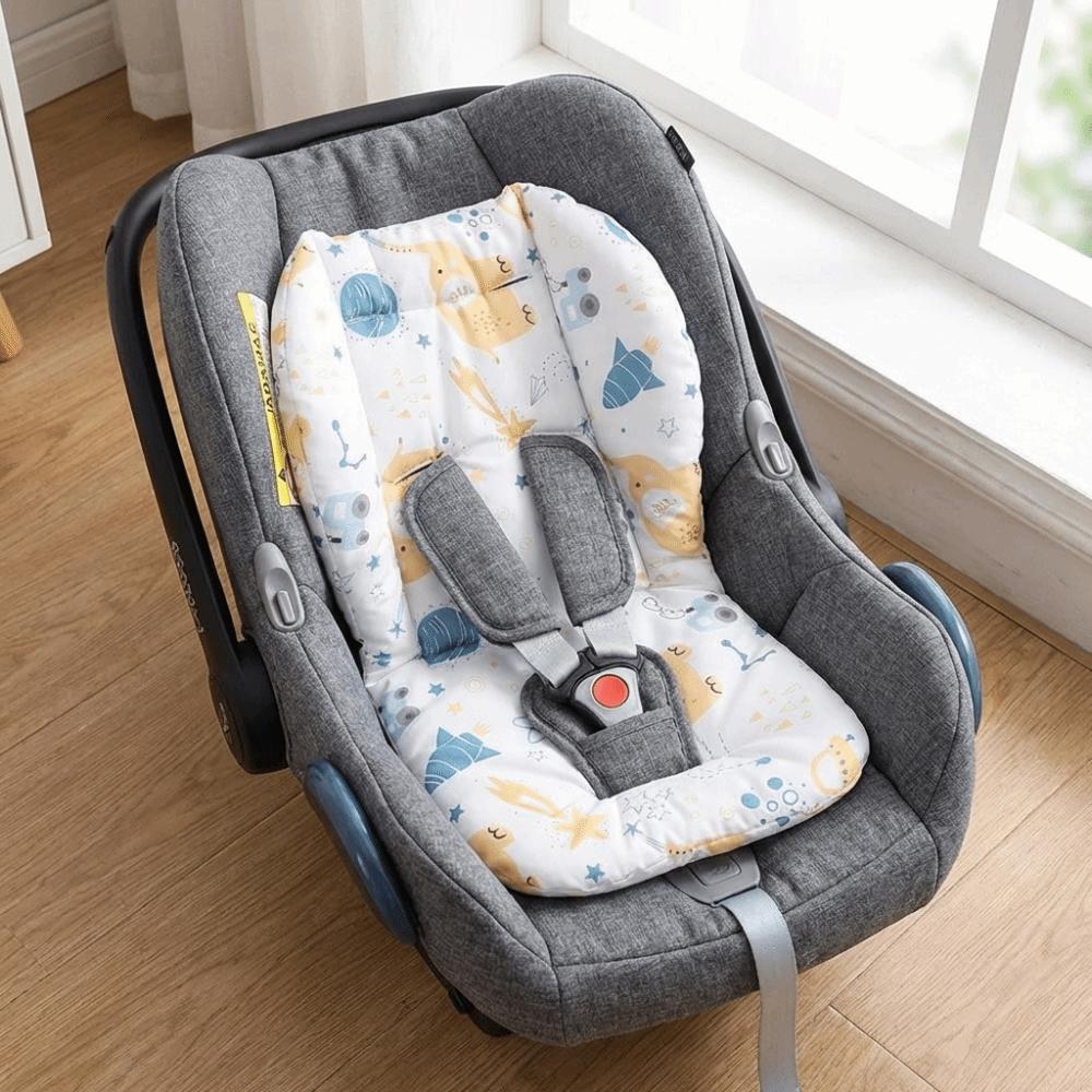 All Seasons Baby Stroller Seat Cushion Cartoon Pattern Dining Chair Cushions  Car Seat Pad