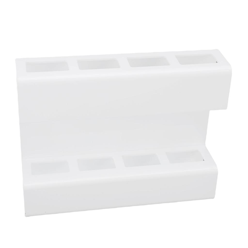 Wall Mount Straw Holder with Adhesive Bottom Drainage Acrylic Cabinet Door Reusable Straw Storage   for Kitchen Tabletop