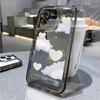 Love Heart Phone Case For iPhone 15 Case iPhone 14 12 13 11 Pro Max 7 8 14 15 Plus XR XS X SE Shockproof Silicone Cloud Cover