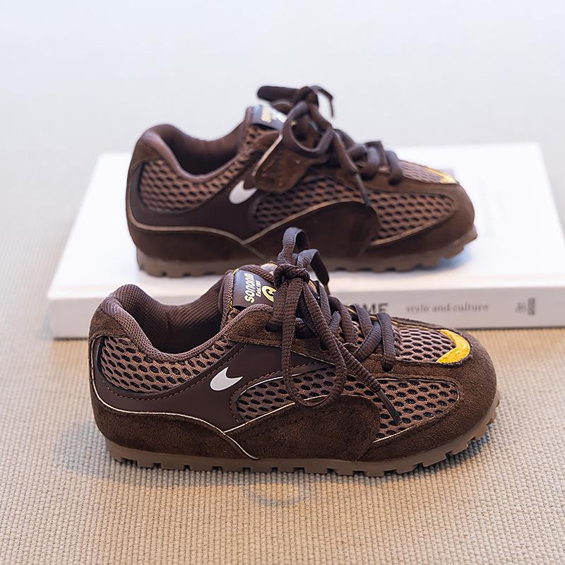 

Детская спортивная обувь весна и осень сетчатая дышащая обувь для мальчиков обувь для маленькой девочки уличная повседневная обувь Форрест Гамп детская 25 коричневый