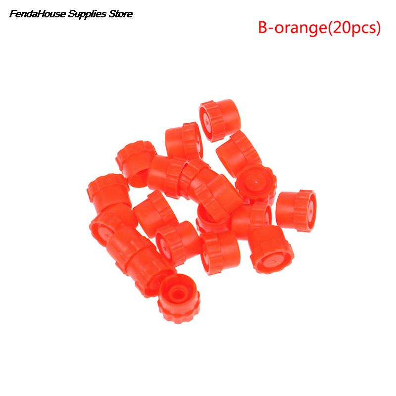 20/100 pezzi/set Tappo di arresto per siringa Tappo a vite Luer Lock per siringa Tappo dosatore per liquidi