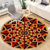 1pc mandala pattern Office Round Area Rug, Indoor Mat Suitable ForOffice, Under Office Chairs Bedroom Living Room Home Decor, Room Deco  D043