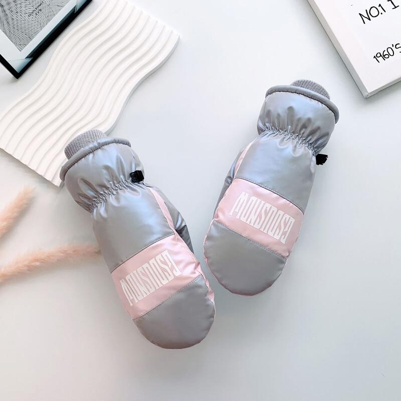 

Женские зимние теплые водонепроницаемые уличные варежки Fumade