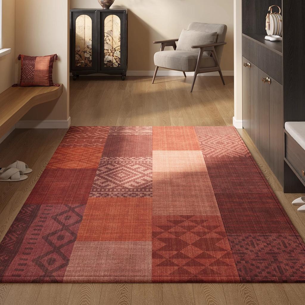 Ethnic Style Entrance Doormat Dust Removal and Anti Slip Carpet Entrance Mat Door Mat