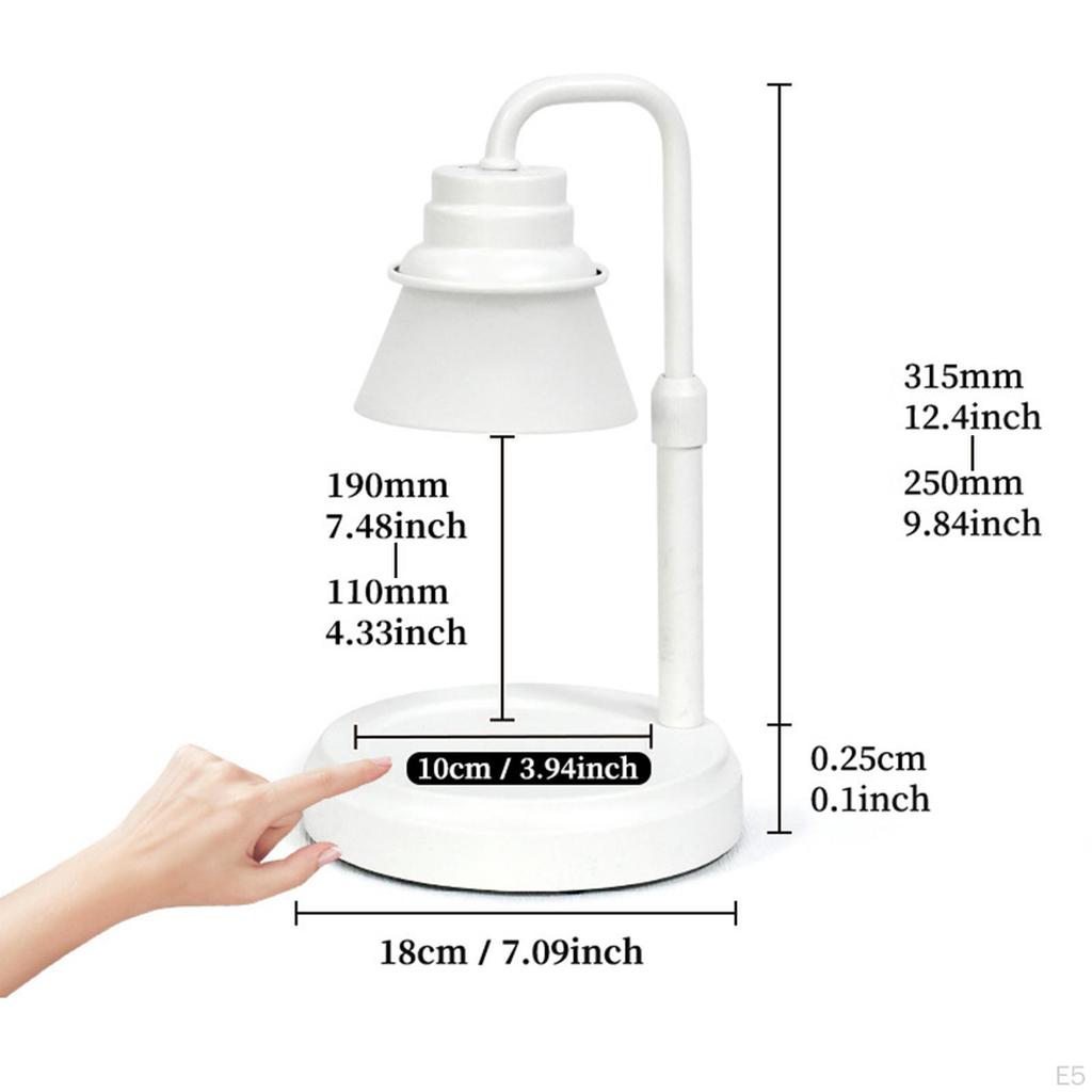 Lampshade Wax Melter Desktop Oil er for Melting Candles Spa