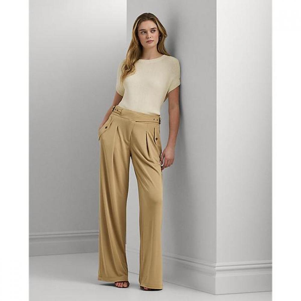 Lauren Ralph Lauren Pleated Stretch Jersey Pants Wmlrpntsbv20247270 0
