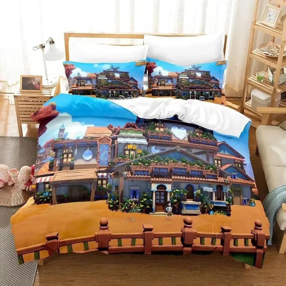 Game My Time at Sandrock Bedding Set Single Twin Full Queen King Size Bed Set Adult Kid Bedroom Duvet cover Sets  Bed 70x133cm 2pcs