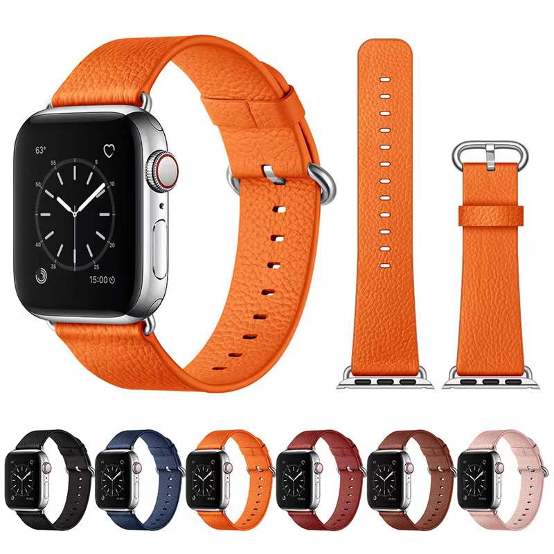 Nylon Strap for Apple Watch 1/2/3/4/5/6/7/SE (38/40/41mm) , Rose/Orange  Pink || Orange | Smartwatch accessories \\ Apple watch \\ Strapes