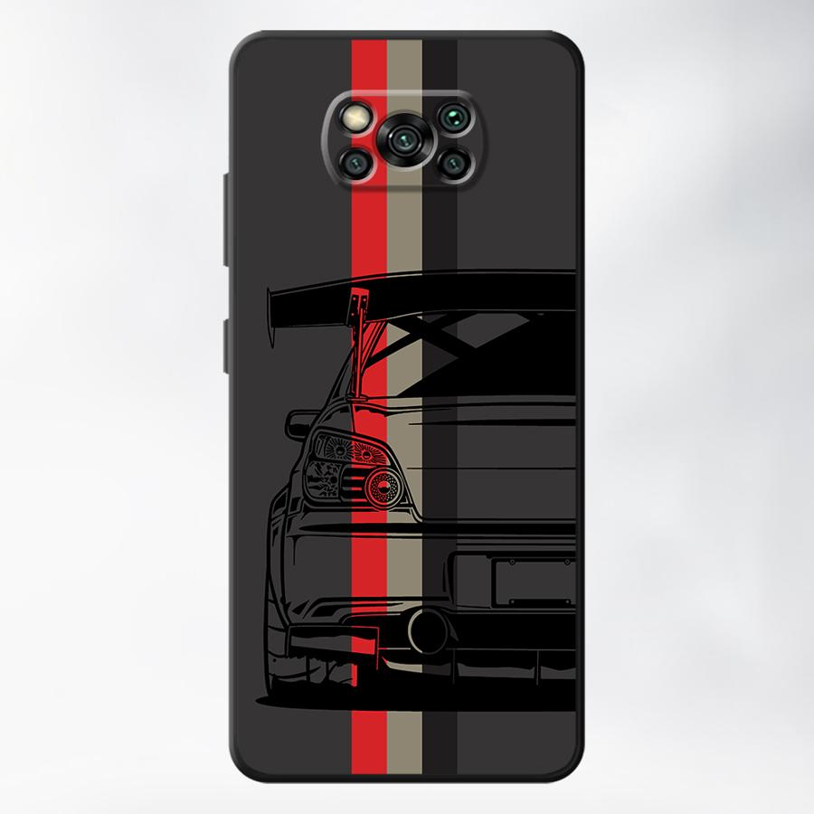

Чехол для телефона Xiaomi Poco F8 X7 X3 X4 X5 Pro M5 C75 C71 M7 Pro M3 M4 C50 C61 F1 F3 Японский дрифт-кар Poco F3