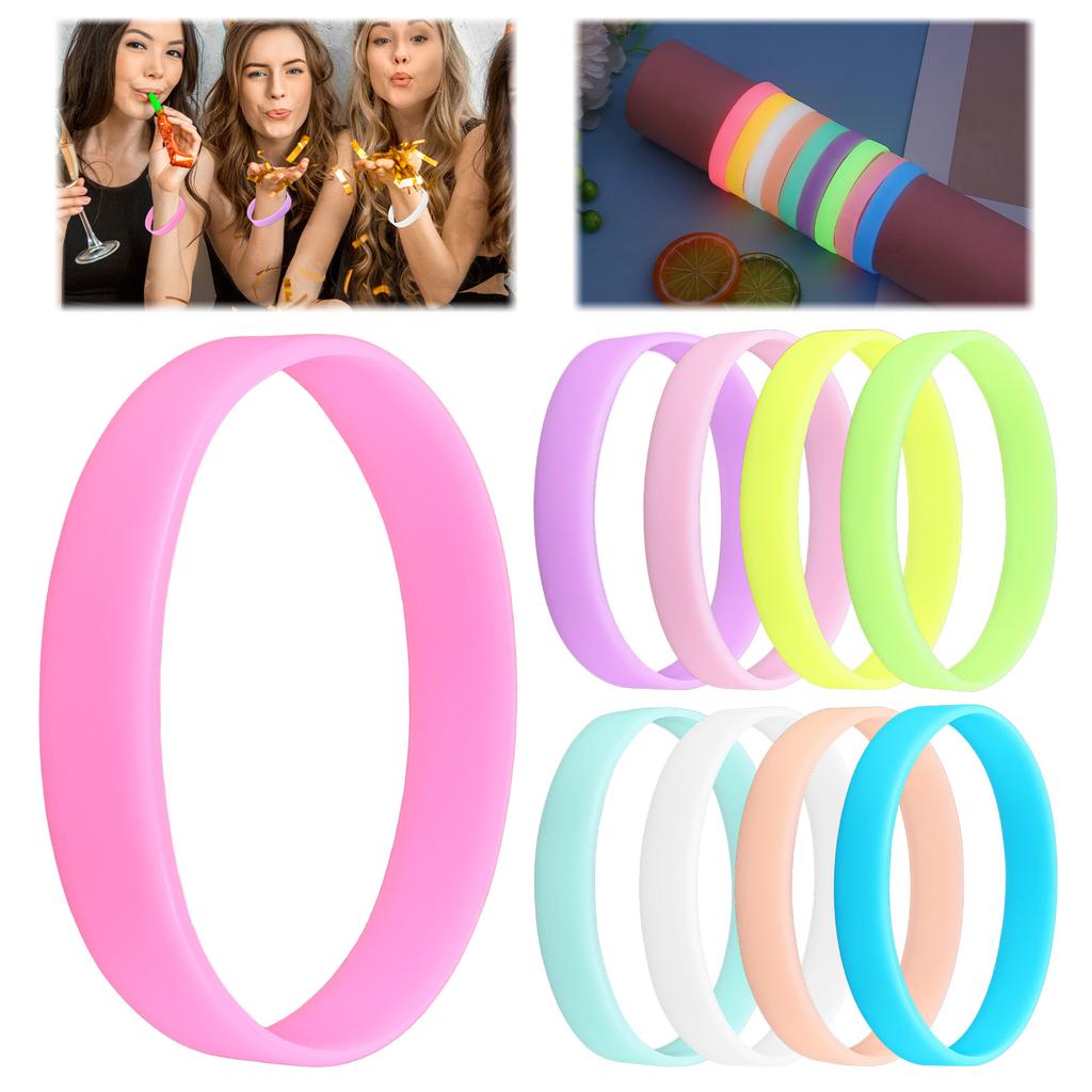 Silicone Wristbands Casual Sports Fitness Silicone Wristband Cuff Bracelet Basketball Sports Wrist Band Sports Casual Bangle