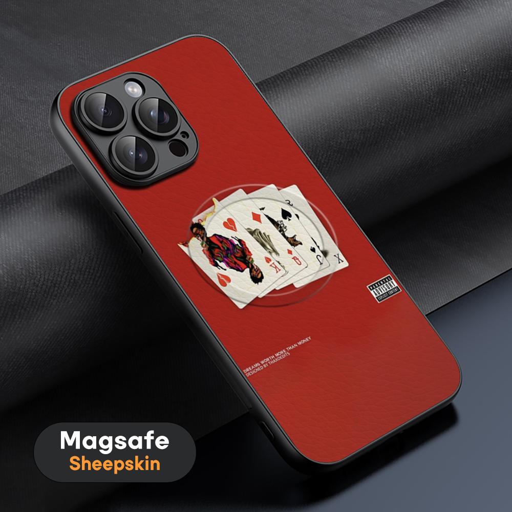 Hot W-Week-NDES Star Cool Phone Case For iPhone 17 16 15 14 13 12 11 Plus Pro Max  High-end Luxury Magsafe Sheepskin