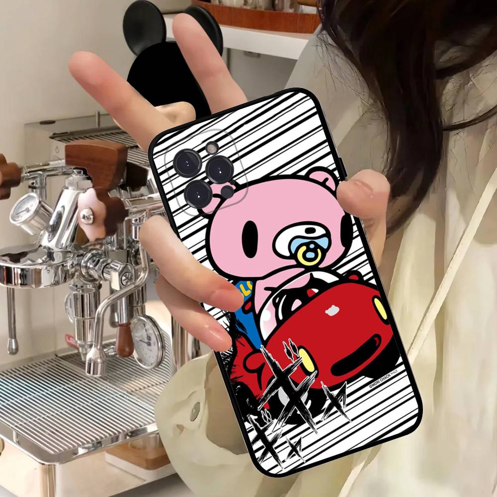 Cute G-Gloomy B-Bear For IPhone 17 16 15 14 13 12 11 Pro Max 13 17Air Shockproof Soft Phone Cases Coque