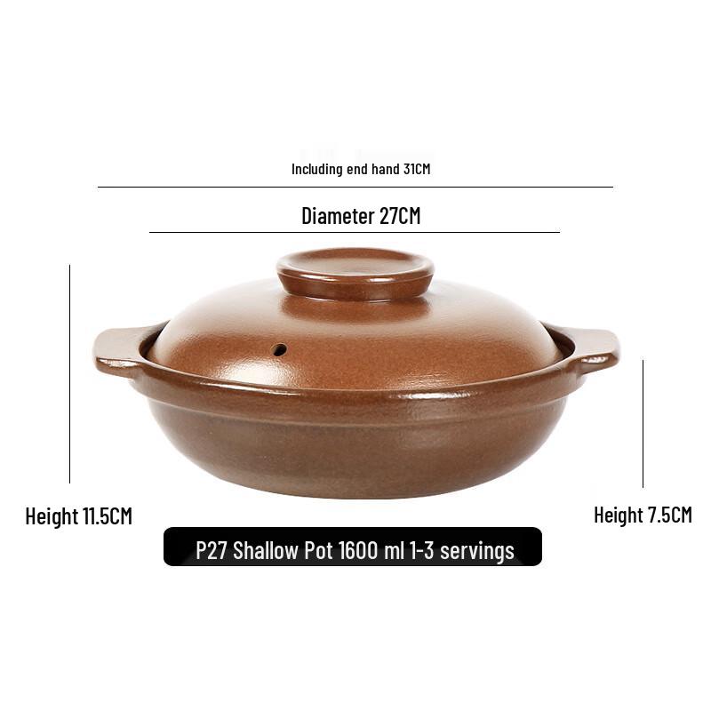 Lilang High-Temperature Clay Pot Casserole
