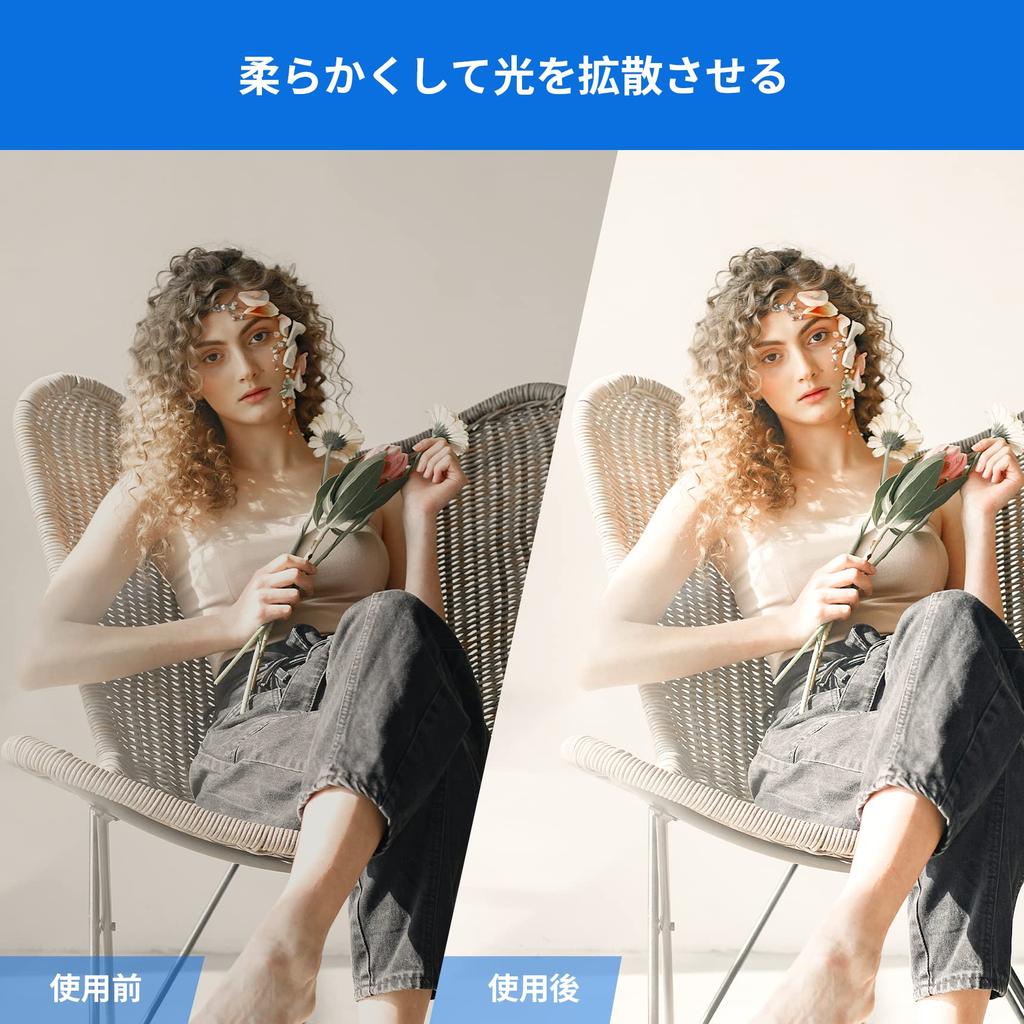 Selens Photography Umbrella 130cm Reflective Lighting Umbrella 16 Frames Photo Studio Strobe Flash Compatible Black/Silver