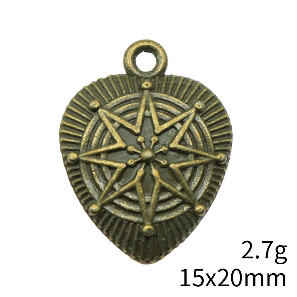 Back To School Charms Bulk Peach Heart Love Charms Pendant Women's Clothing Pendant