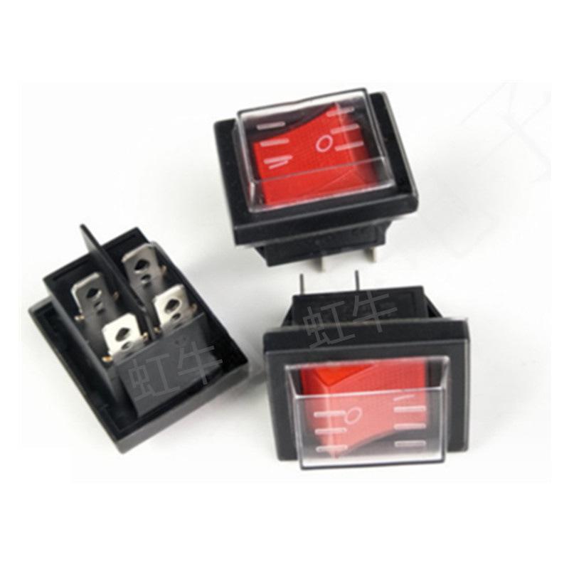 KCD4 Waterproof 30A Rocker Switch for High-Power Vacuum Cleaners and Car Wash Machines