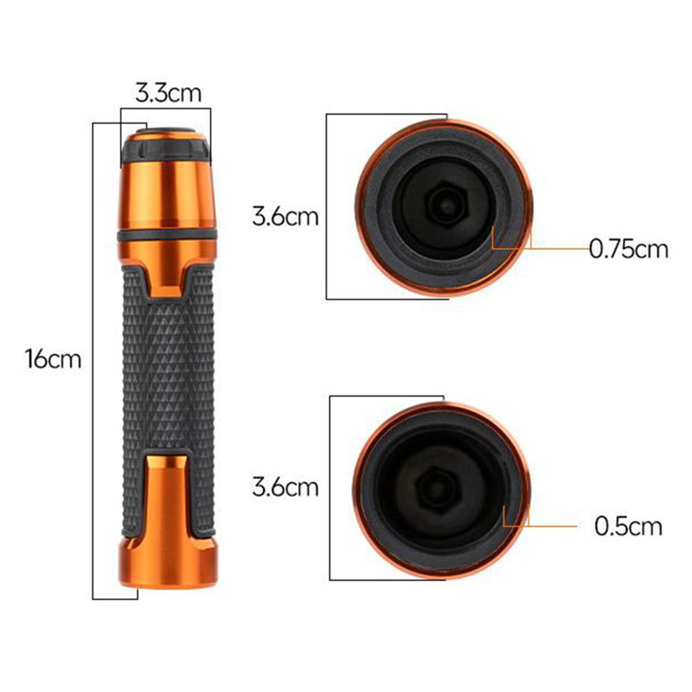 Scooter Handle Grip Anti-Slip Handle Cover Black Comfortable Grip Direct Mount Installation For Electric Vehicles