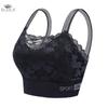 Sexy Lace Beautiful Back Wrap Vest with Breast Pads Large Size Anti-exposure Bottoming Chest Wrap Bra Underwear Bralette for Women
