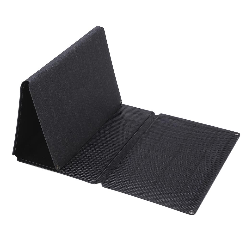 Foldable Solar Panel Charger Portable 30W 5V 12V DC Output 2 USB Fast Charge for Camping