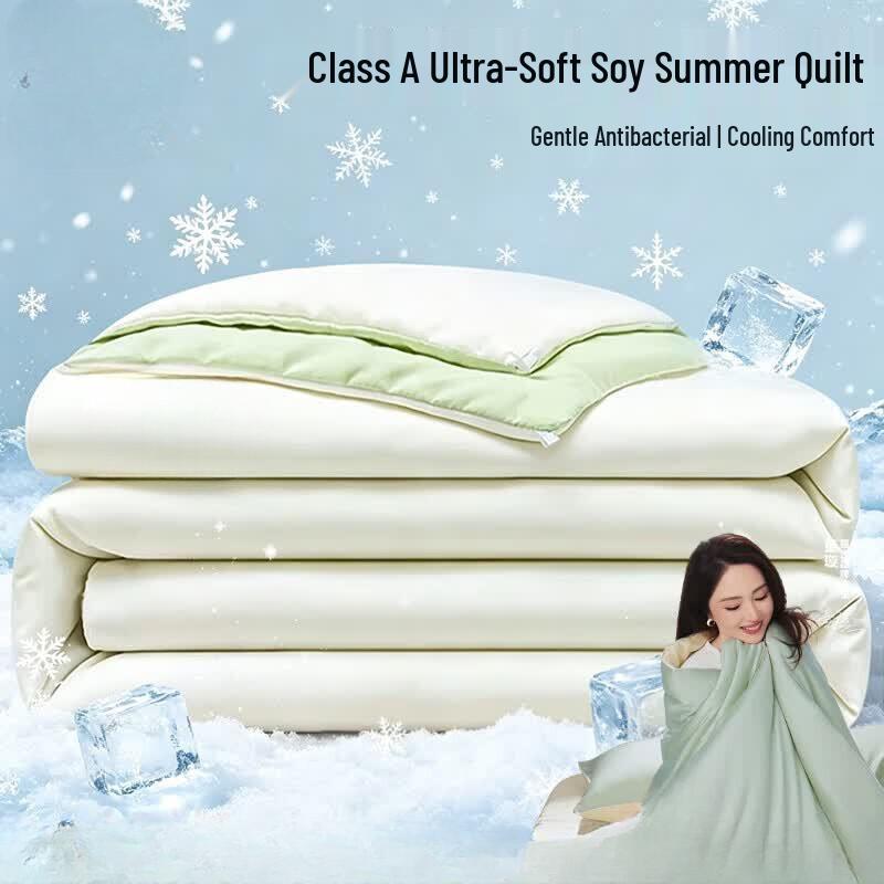 Ultra-Soft Soy Fiber Summer Quilt for Infants