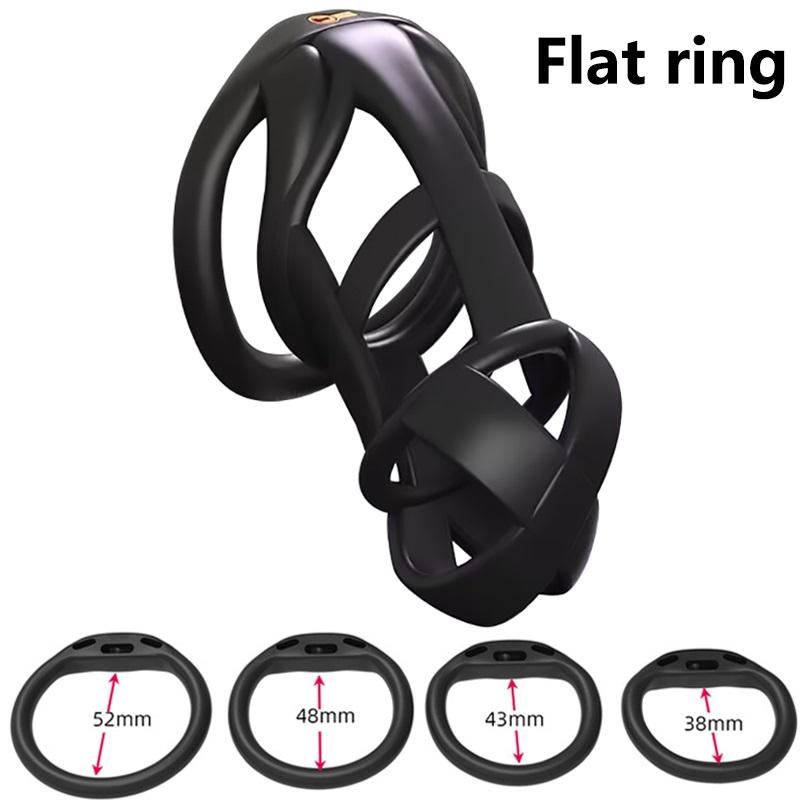 Male Penis Chastity Cage Set Mini Small Long Bird Chastity Cage With 4 Cock Rings Penis Lock Bondage Slave Man Sex Toy