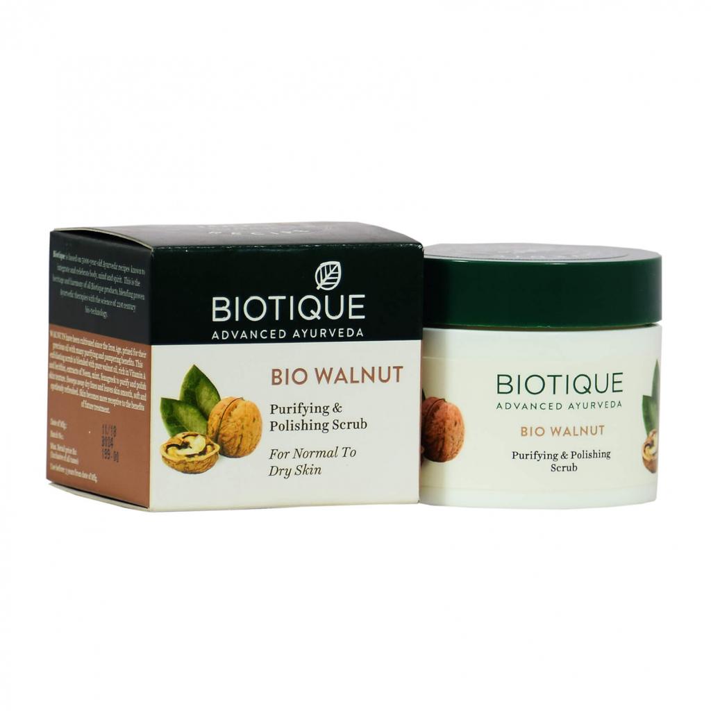 Facial Scrub with Walnut (50 G), Bio Walnut Scrub