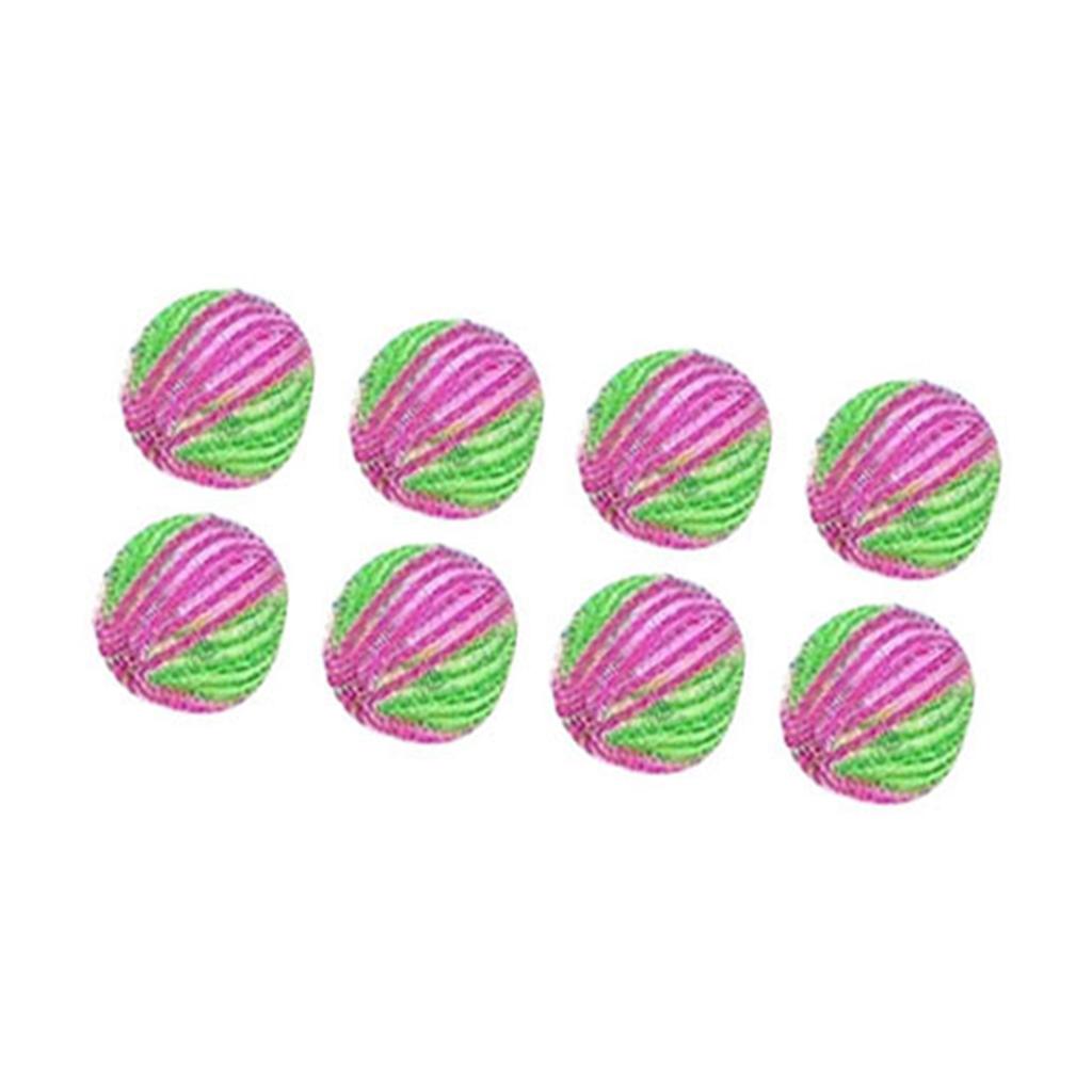 8Pcs Pet Hair Remover Balls Nylon Round Efficient Laundry Lint Remover Balls for Household Laundry