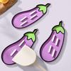 Vegetable Pot Lid Holder Non-slip Heat-Resistant Eggplant Carrot Cabbage Corn Radish Kitchen Counter Pot Lid Storage Drying