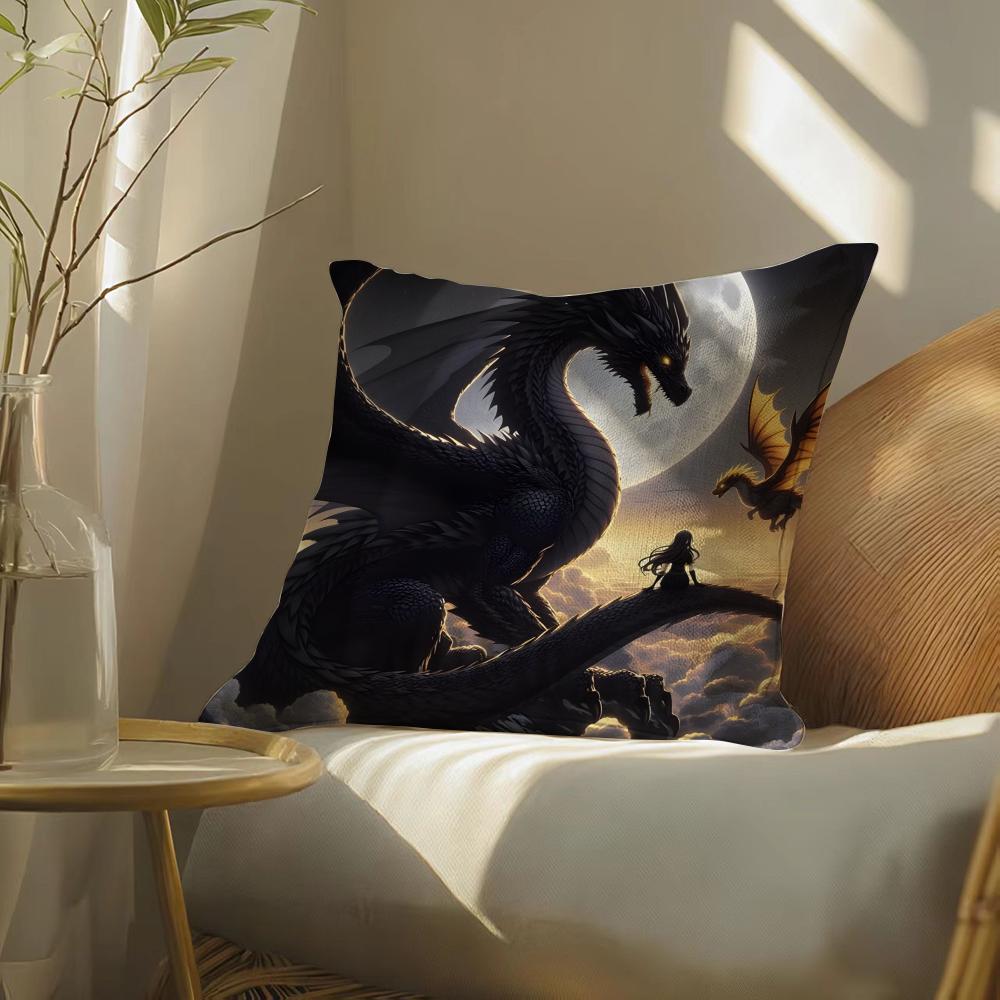 F-Fourthw-Wingdragon Pillow Case Pillowcase, Double-Sided Printed, Sofa Cushion, Bedroom Headboard